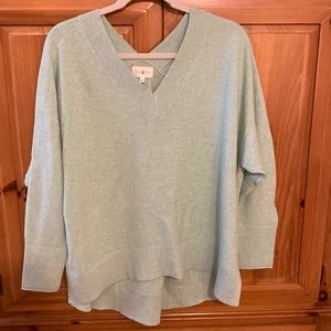 Loft large light green sweater.